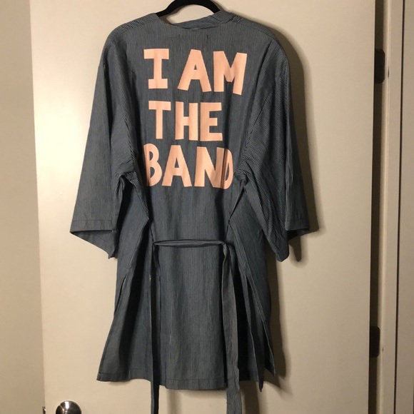 Striped Wrap Jacket - Picture 2 of 3